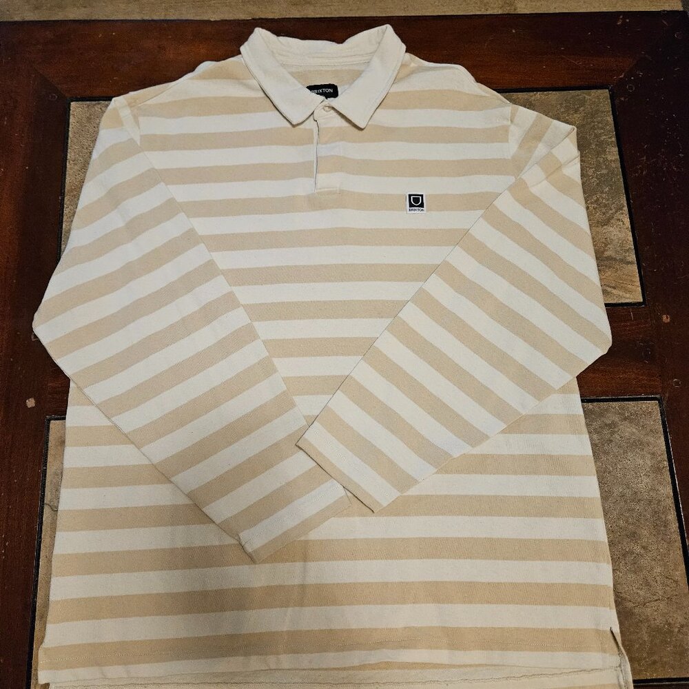Brixton long sleeve rugby shirt